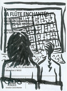 La flûte enchantée de Mozart, Hengelbrock/ la Fura dels Baus, Bastille 201208