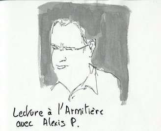 Lecture de poèmes, Alexis Pelletier, Armitière, 240610