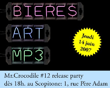 Mr.Crocodile #12 RELEASE PARTY Mr.Crocodile #12 RELEASE PARTY