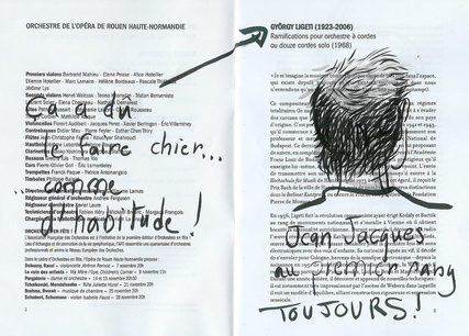 Ligeti + Schuman + Schubert au Théatre des Arts Ligeti + Schuman + Schubert au Théatre des Arts