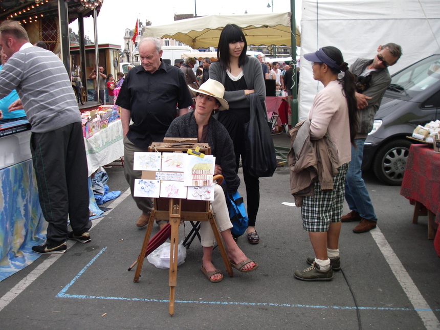 Trouville en août Trouville en août