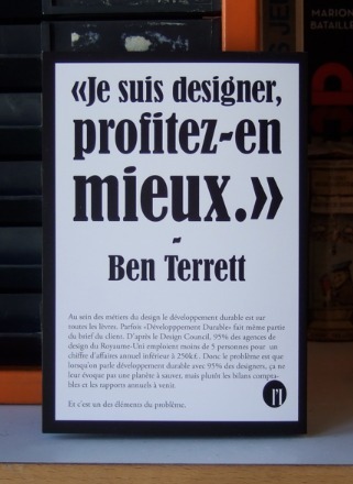 Je suis designer, profitez-en mieux.