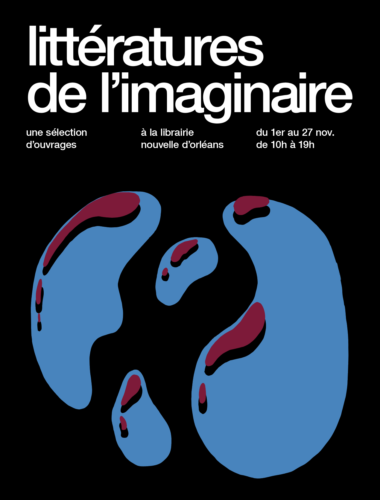 affiches pour la librairie nouvelle